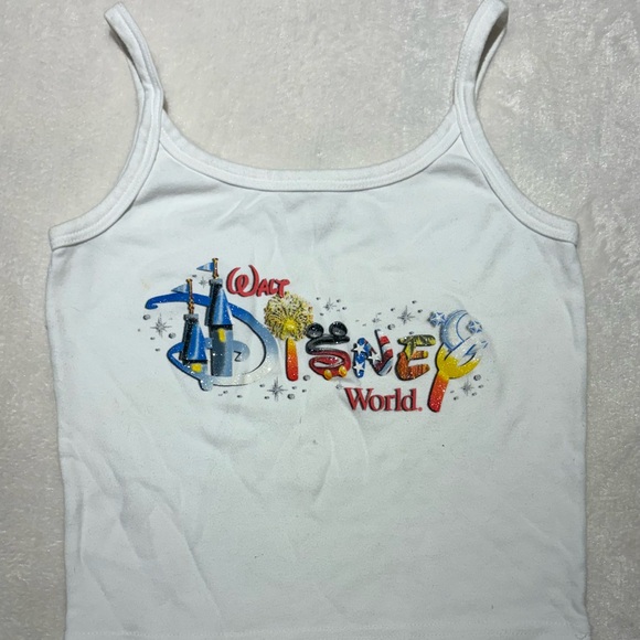 Disney Tops - Disney World Crop Tank Top